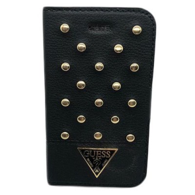 Husa telefon Wallet book iPhone 4 black tinte Guess foto