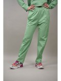 Cumpara ieftin Pantaloni Sport Dama Bari Verde Menta Talie Unica S-M-L, Made in Italy, Viscoza, Poliamida, Elastan. FashionLand