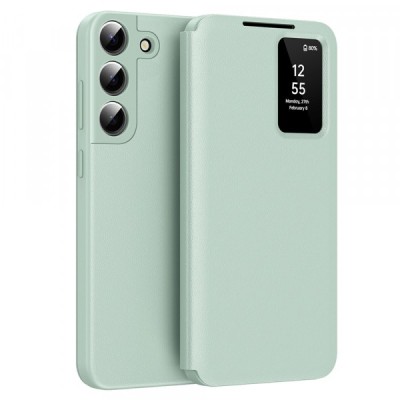 Husa pentru Samsung Galaxy S22+ 5G S906, Techsuit, SmartView, Verde foto