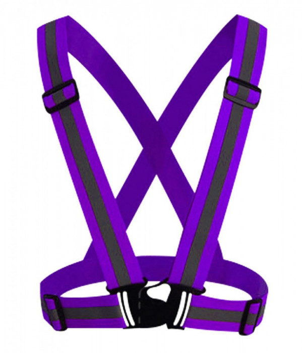 Ham bretele reflectorizante, culoare Violet AVX-AG590E