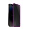 Folie de sticla securizata pentru apple iphone 15 pro, flippy, luminous, margine fosforescenta neon din silicon, mat, anti-amprenta, protectie complet