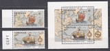 Feroe 1992 - EUROPA - Descoperirea Americii, Serie + Colita, MNH