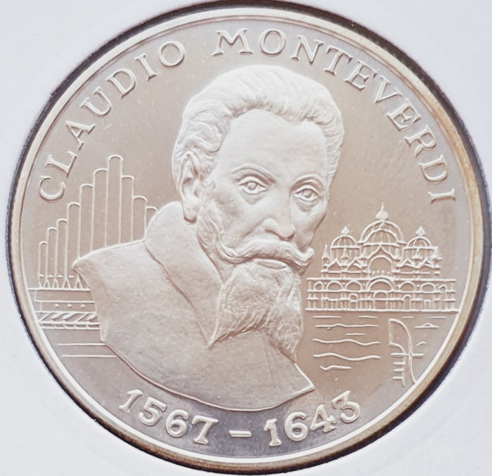 58 Andorra 10 diners 1998 Claudio Monteverdi km 146 argint