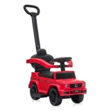 Masinuta de teren, Mercedes-Benz G350D, maner parental (Culoare: alb), Lorelli