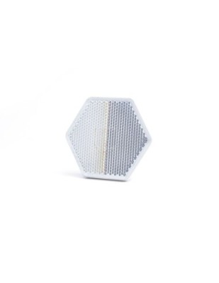 Catadioptru Hexagonal Cu Adeziv, 1202 Uo6, Alb Was foto