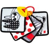 Canpol babies BabiesBoo Sensory Cards with Teether carte rotativă pentru dentiție 1 buc