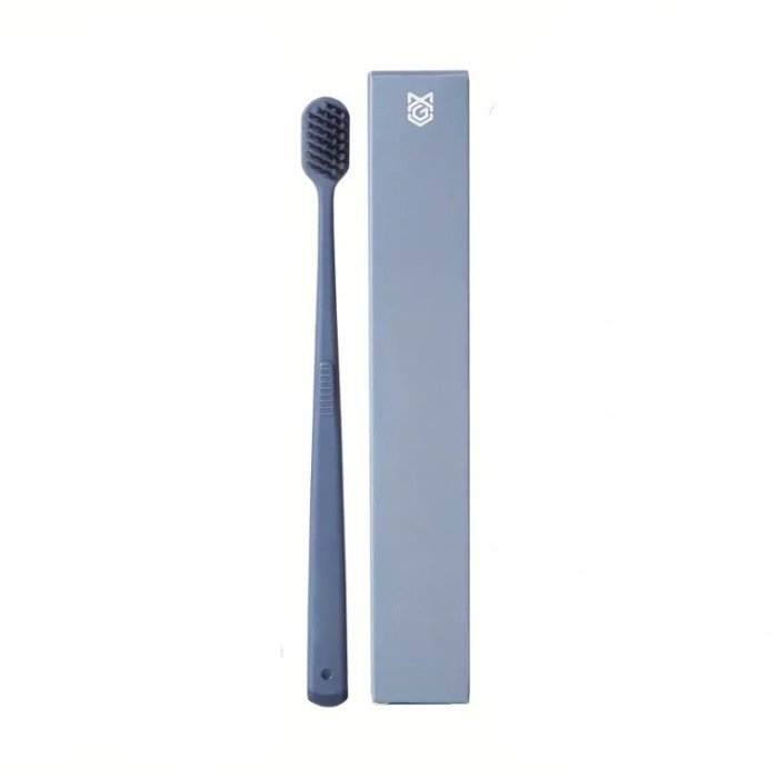 Periuta de dinti cu peri moi, pentru gingii sensibile, bleumarin