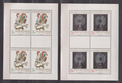 CEHOSLOVACIA 1974 ARTA MI.2201-2202 KLEINBOGEN MNH foto