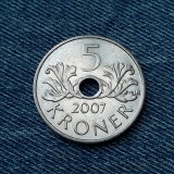 1b - 5 Kroner 2007 Norvegia, Europa