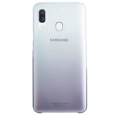 Husa Plastic Samsung Galaxy A40 A405, Gradation Cover, Neagra EF-AA405CBEGWW foto