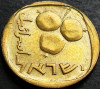 Moneda 5 AGOROT - ISRAEL, anul 1971 * cod 724 C, Asia