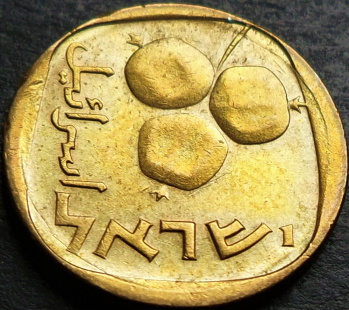 Moneda 5 AGOROT - ISRAEL, anul 1971 * cod 724 C