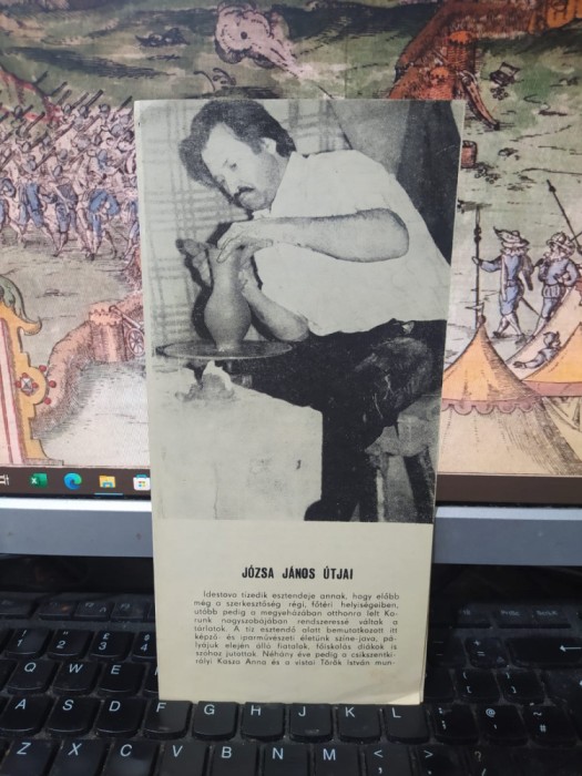 Jozsa Janos pliant, text Szabo Zsolt, expoziție Korunk Galeria, aug. 1982, 152