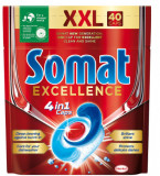 Detergent capsule pentru masina de spalat vase Somat Excellence, 40 spalari