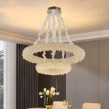Candelabru Cristal, HOHENZOLLERN Imperio, 80W, Diametru 71cm, Lumina Rece/Calda/Neutra, Auriu, Inaltime Reglabila ModernLight Concept