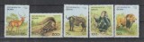 144-BENIN-1995=ANIMALE-Serie completa de 5 timbre nestampilate MNH