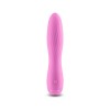 Vibrator Clasic Obsession Clyde, Roz Deschis, 17 cm