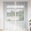 VidaXL Perdele cu perdele 2 pcs Gri &icirc;nchis Poliester