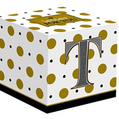 Pahar in cutie cadou - Litera "T", 100 ML | Nuova R2S