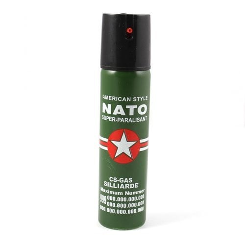 Spray paralizant NATO pentru autoaparare, 60ml, verde, FOXMAG24&reg;