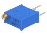 Potentiometru Multitura 500&Omega; 500mW THT &plusmn;10%