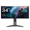 Gigabyte MO34WQC gaming monitor diagonala 34&quot;, 800.06 x 337.06 mm,