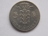 5 FRANCS 1958 BELGIA-BELGIQUE
