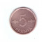 Moneda Finlanda 5 pennia 1976, stare foarte buna, curata