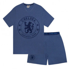 FC Chelsea pijamale de bărbați Short Blue Marl - L