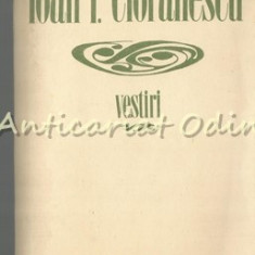 Vestiri. Versuri Si Antologia Poeziei Franceze - Ioan I. Cioranescu