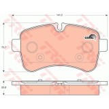 Set placute frana Trw GDB1748, parte montare : Punte spate