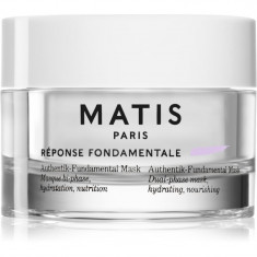 MATIS Paris Réponse Fondamentale Authentik-Fundamental Mask mască facială regeneratoare și hidratantă pentru tratarea tenului în două faze 50 ml