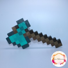 Figurina din lemn TOPOR din Minecraft foto