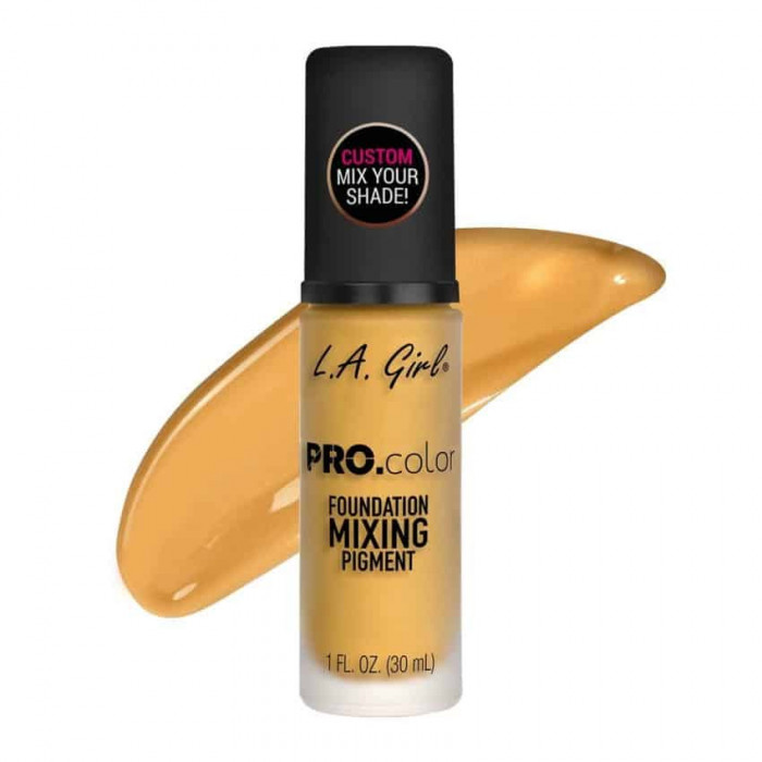 L.A Girl PRO Color Mixing Pigment adjuster pentru fondul de ten, 30ml - 712 Yellow