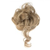 Elastic Păr Blond Sintetic, Șuvițe Lungi - Accesoriu Coafat Volum Instant, Elegant