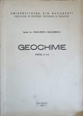 GEOCHIMIE-IOAN-CRISTU MALDARESCU foto