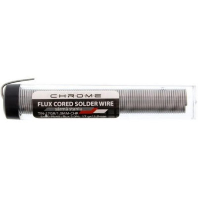 Fludor 17gr tub 1mm 2%Flux 60%Sn 40%Pb Chrome foto