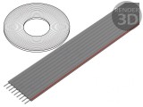 Cablu Bandă 9x28AWG PVC Neecranat 1,27mm
