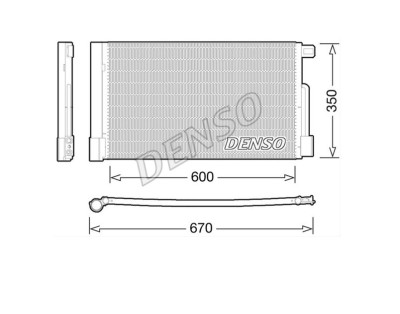 Condensator AC Alfa Romeo 4c 2013-2020 Giulietta 940 2010- Citroen Nemo 2007- Fiat Fiorino/Qubo 2007- Punto Evo/Punto 2009-/12- Punto Grande 2005-201 foto