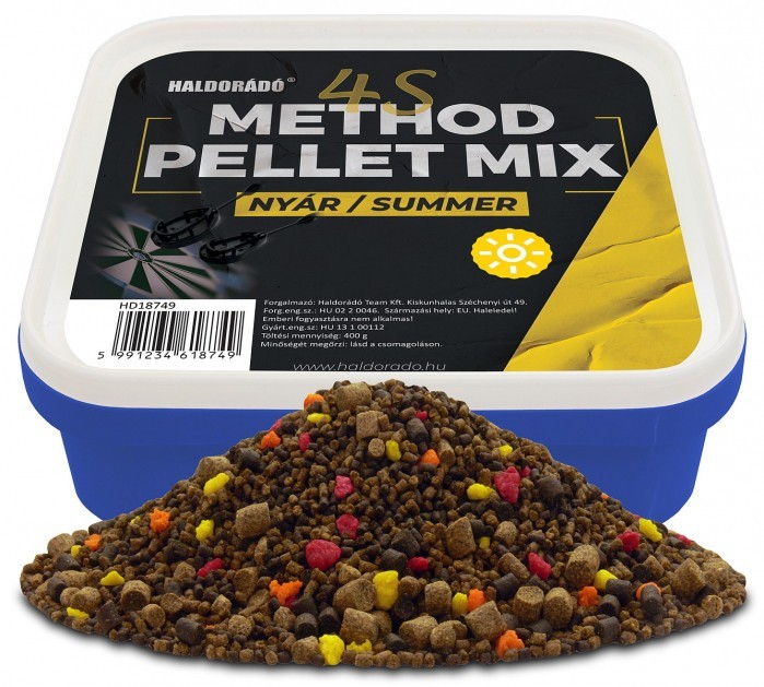 Haldorado - Pelete pentru momit 4S Method Pellet Mix 400g - Vara