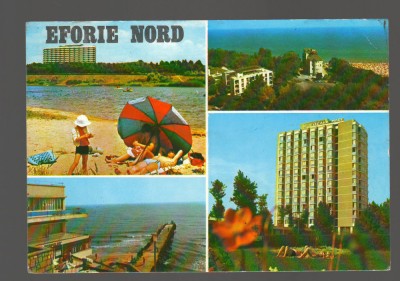 CPIB 17883 CARTE POSTALA - EFORIE NORD. IMAGINI DIN STATIUNE foto