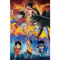 Poster One Piece - Ace Sabo Luffy (91.5x61)