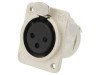 Conector Șasiu Femelă 3 Poli cu M3, Neutrik