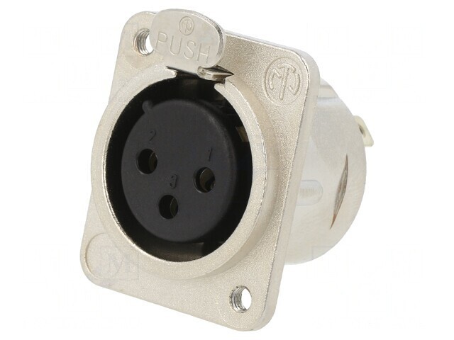 Conector Șasiu Femelă 3 Poli cu M3