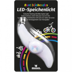 Lumina LED pentru bicicleta Moses, 3 functii, Alb foto