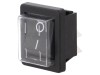 Comutator Rocker DPST ON-OFF BULGIN 16A 250V AC Negru Montare 30x22.1mm Terminale 6.3x0.8mm