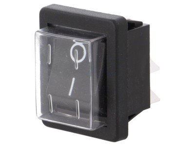 Comutator Rocker DPST ON-OFF 16A 250V Negru foto