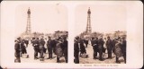 ST85N Blackpool, Merry caterers on the beach, stereoscopic photo