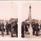 ST85N Blackpool, Merry caterers on the beach, stereoscopic photo
