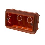 Doza aparat Gewiss, tripla, 119 x 80 x 50 mm